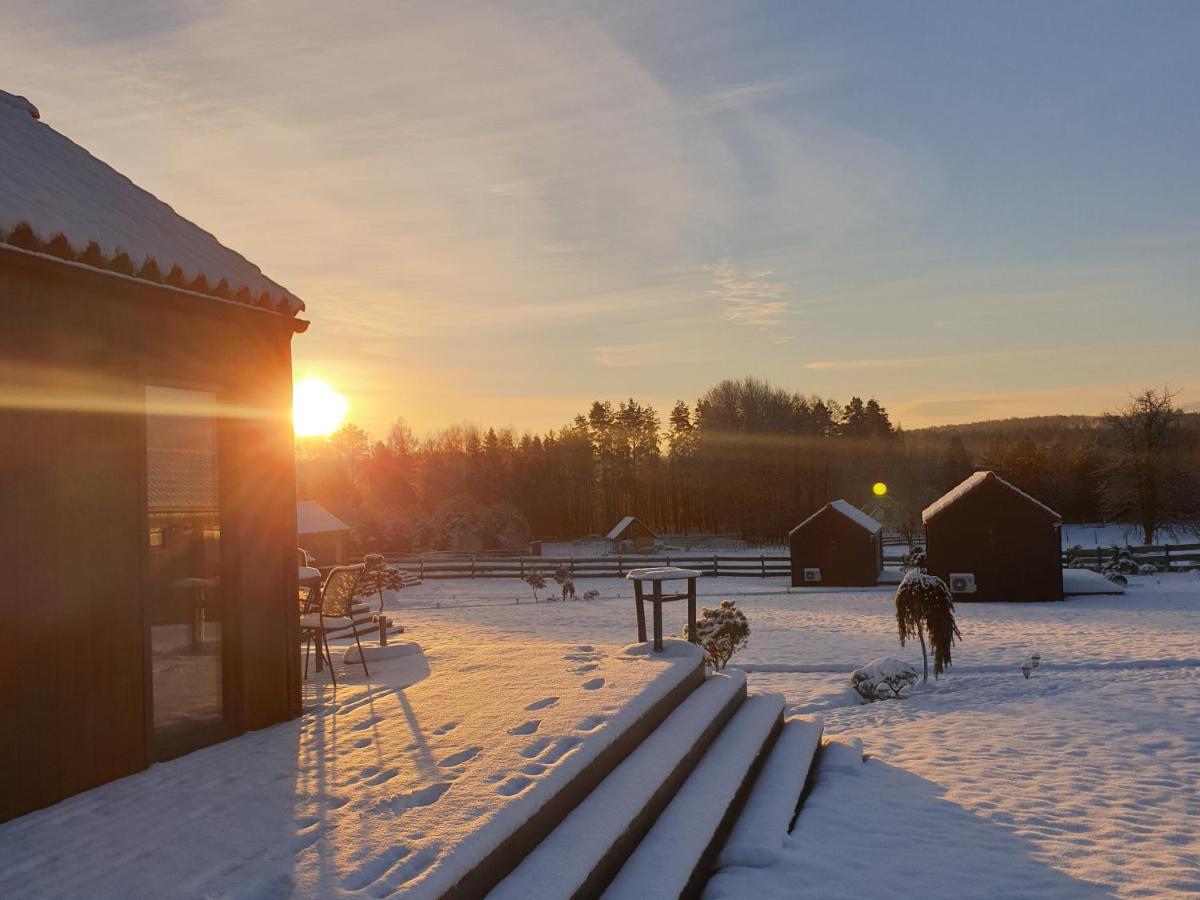 Mazurskie Hytte Łukta Exterior foto